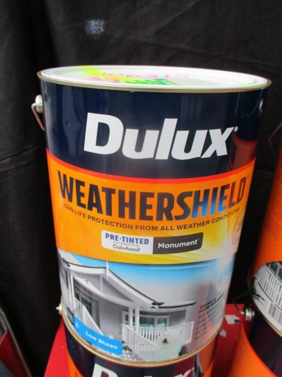 Qty 6 x Dulux 10 Litres Assorted Paint Auction (00353018515) Grays