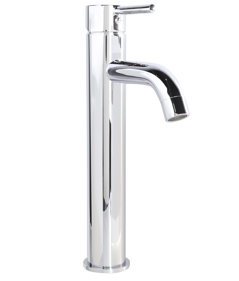 MILENO High Tap Basin Mixer Chrome Finsih, Brass Construction.