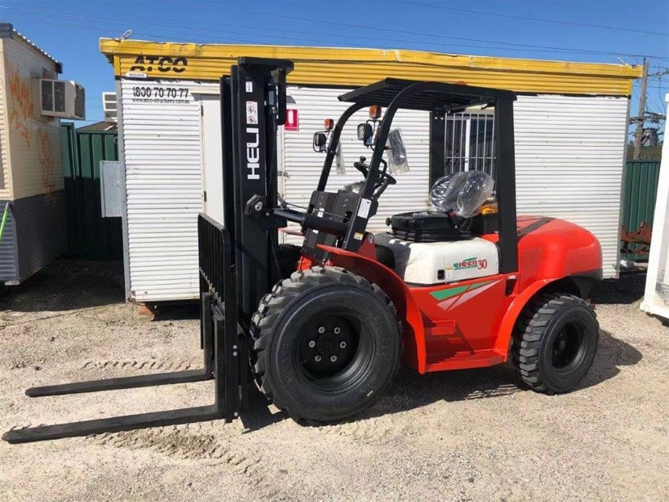 2022 Unused Heli CPCD30 Rough Terrain Forklift Auction (00095054685