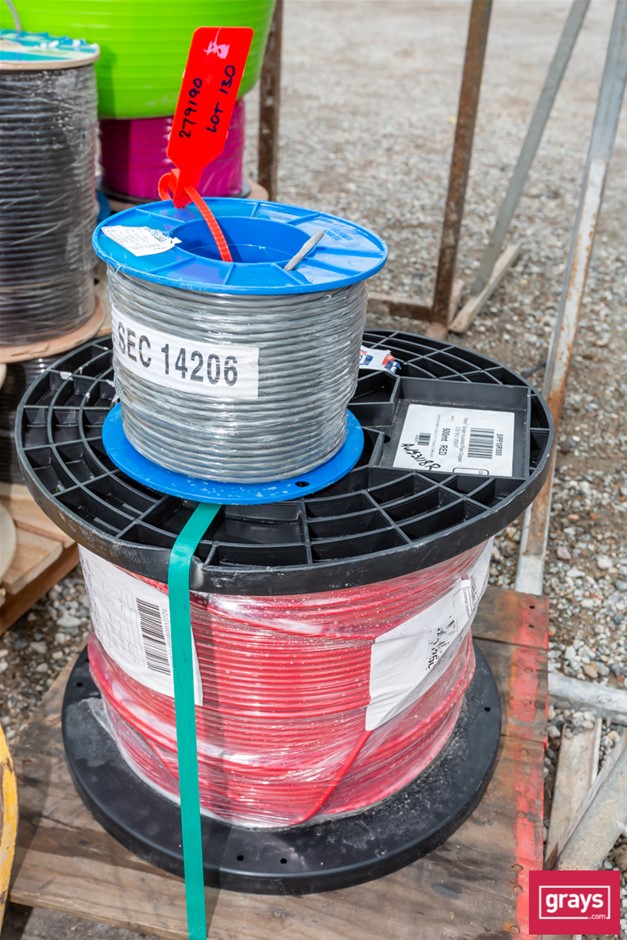 Rolls of electrical cable Auction (01305044429) Grays Australia