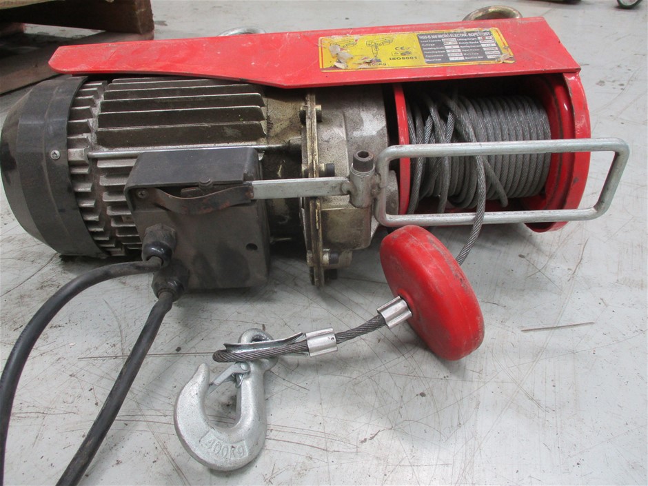 HGS-B 800 Micro Electric Rope Hoist Auction (0071-3018585) | Grays