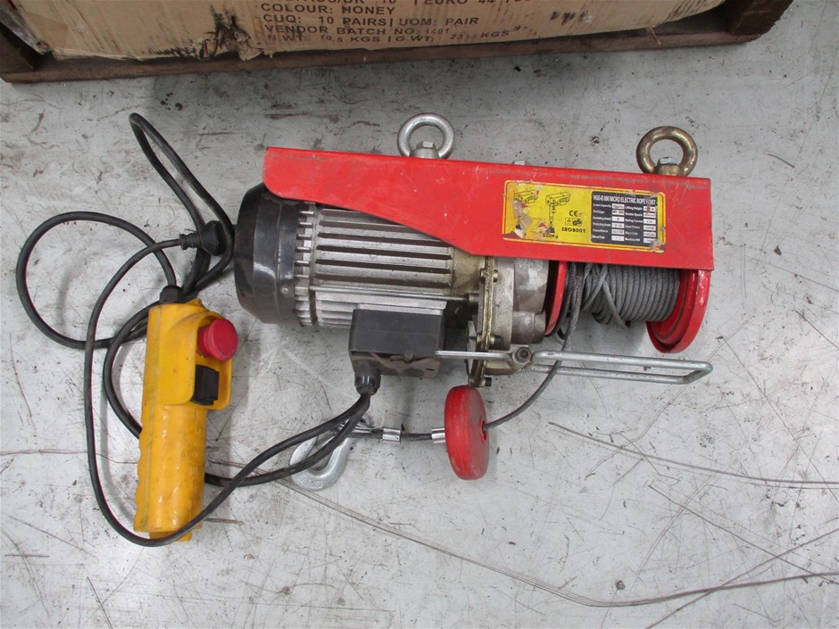 HGS-B 800 Micro Electric Rope Hoist Auction (0071-3018585) | Grays