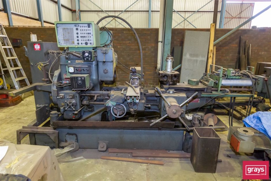 Herbert 5 Senior Pneumatic Peg Board Control Turret Lathe Auction (0038