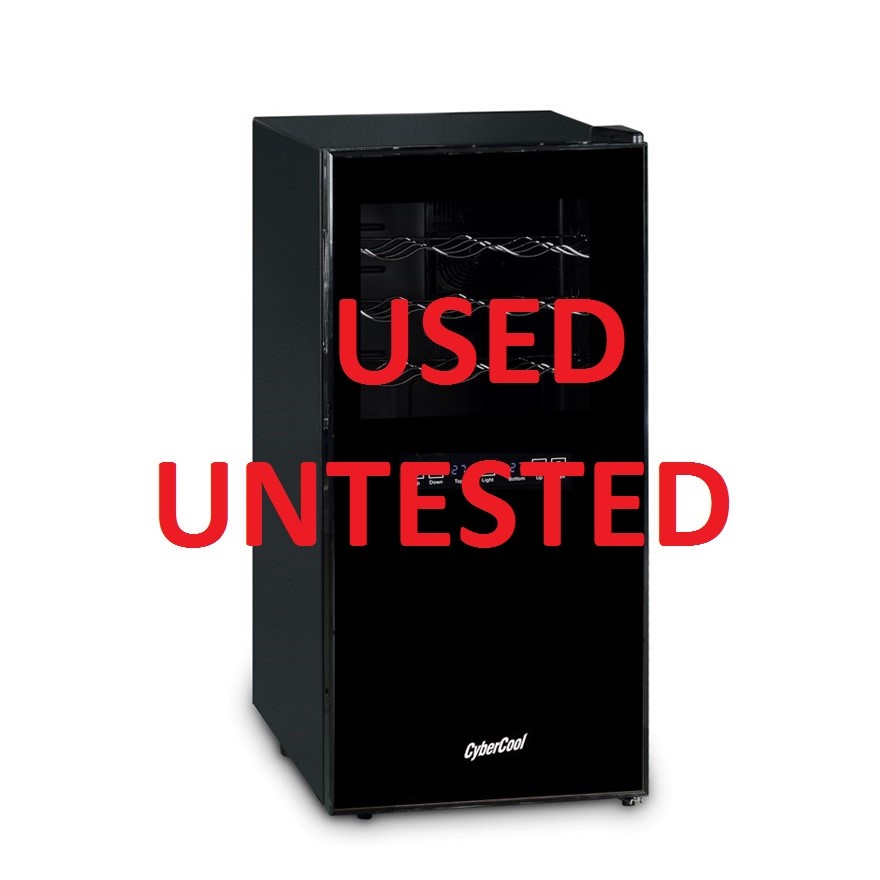 CyberCool DP18C Dual Zone Thermoelectric Wine Cooler 18 Bottle