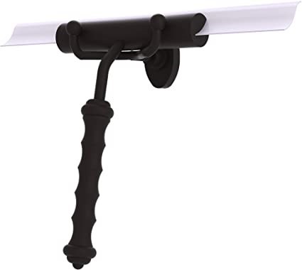 ALLIED PRECISION INDUSTRIES Brass SQ-10-ORB Shower Squeege with Wavy Handle