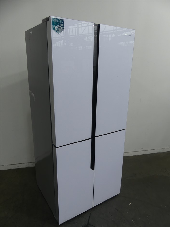 Hisense 512L French Door Fridge (HR6CDFF512GW) (White) Auction (0004