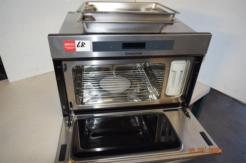 "Kleenmaid" Stainless Steel Builtin Digital Steamer Oven Auction (0068