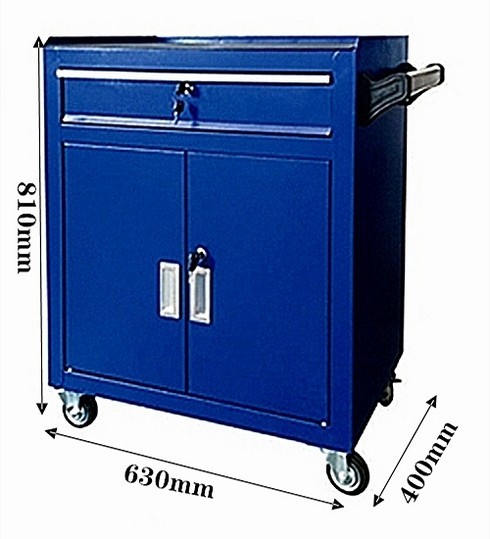 1-Drawer Lockable Mobile Tool Cabinet Blue Auction (0021-3019690 ...