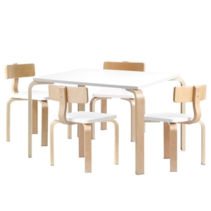 Keezi Nordic Kids Table Chair Set Desk 5