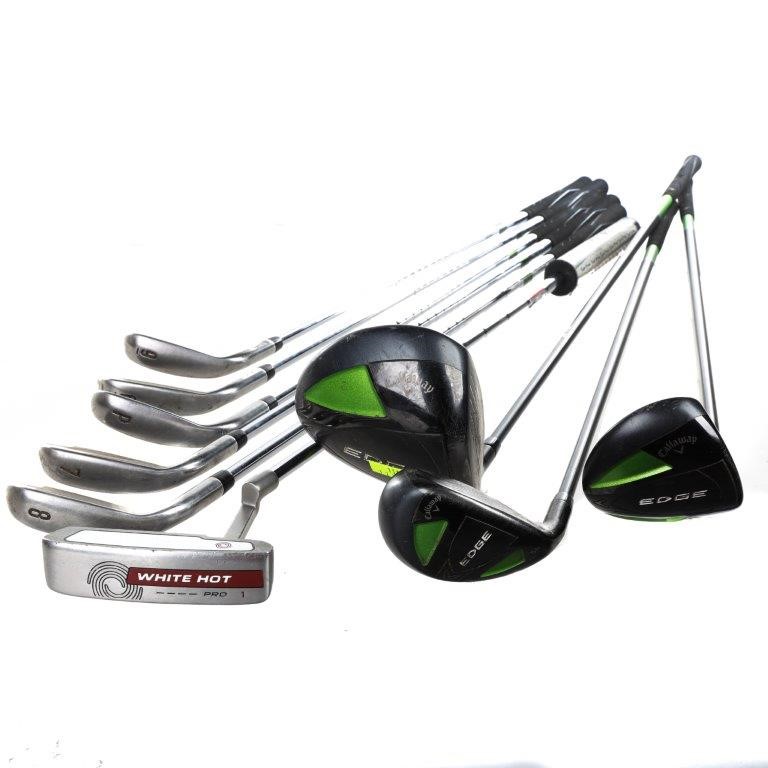 CALLAWAY 9cs Golf Set, Right Handed Set, 9, 8,7,6, P, White Hot Pro 1