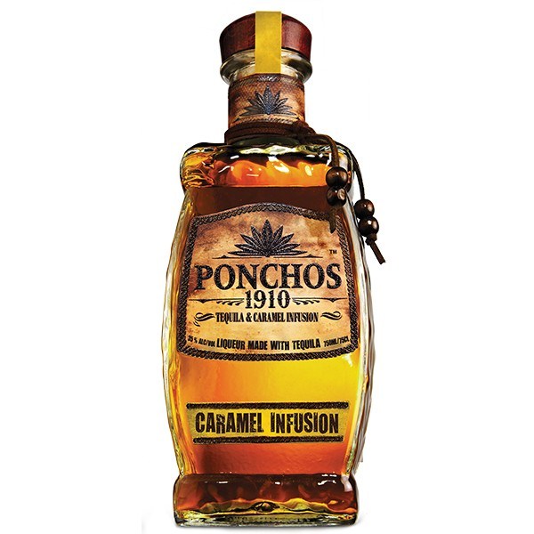 Ponchos Caramel Tequila (1 x 750mL), Mex