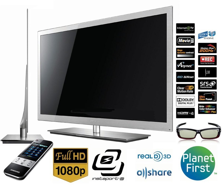 New Samsung 55 Inch LED Full 3D HD Telev