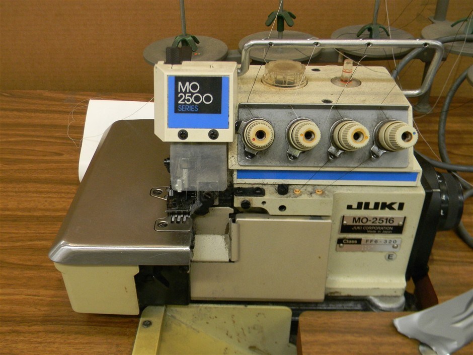 Juki Series 2500 Model MO2516 4 Thread Industrial Over Locker, Table