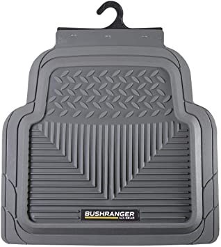 BUSHRANGER 91X02C Mud Tamer Rear Floor Mat, Set Of 2, Designed With 20mm. D