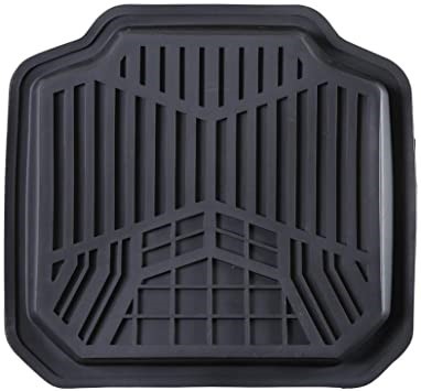 BUSHRANGER 68X10 Dirt Block a Rear Floor Mat, Black.