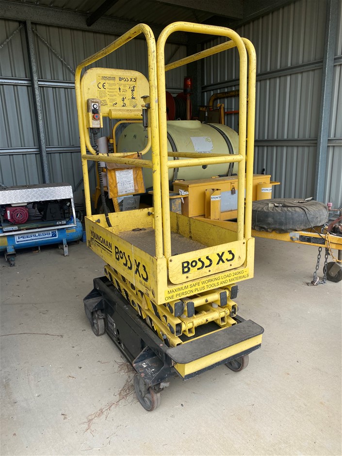 2010 Youngman Boss X3 Scissor Lift Auction (0327-7032162) | Grays Australia