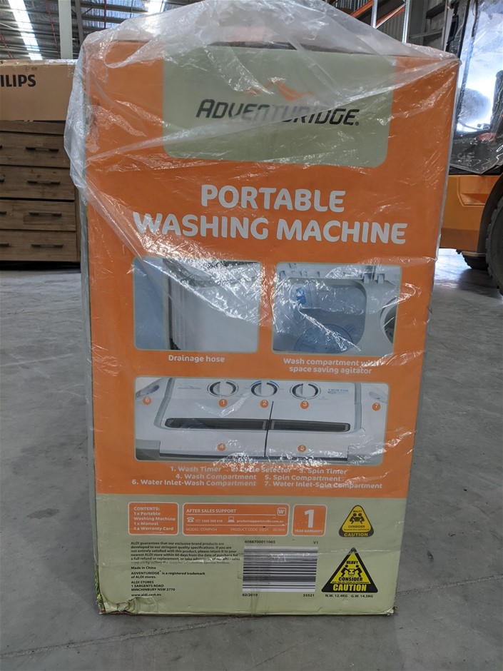 adventuridge portable washing machine