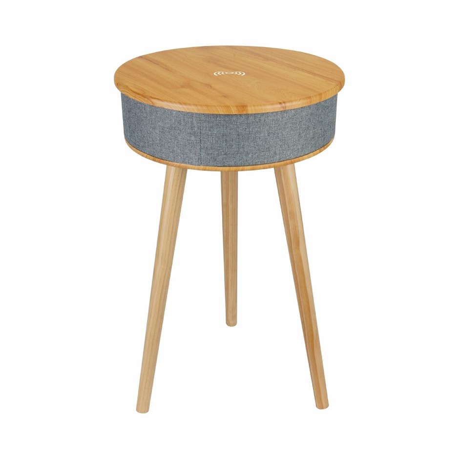 Wood Smart Coffee Side Table Desk w/ 8W 