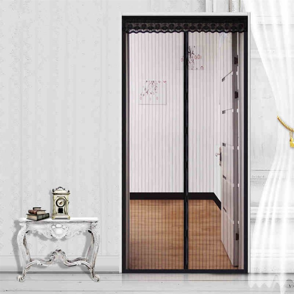 Instant Mesh Screen Door Magnetic Hands 