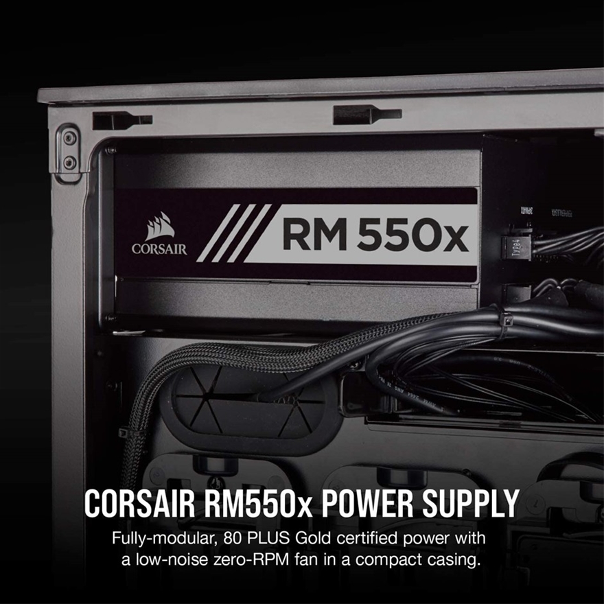 mikro Ofre Edition CORSAIR RMX Series RM550x 80+ Gold Modular ATX Power Supply, Black, CP-9020  Auction | GraysOnline Australia