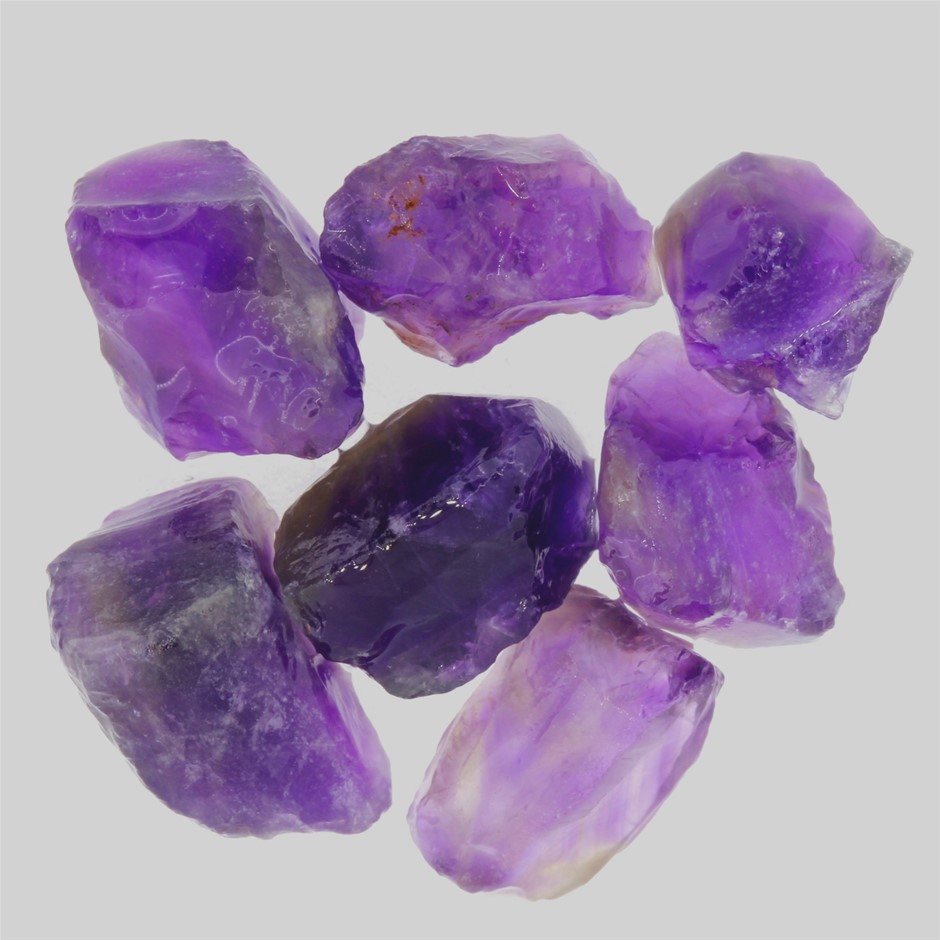 45.79ct Rough Vibrant Amethyst Parcel Auction (0001-2544378) | Grays ...