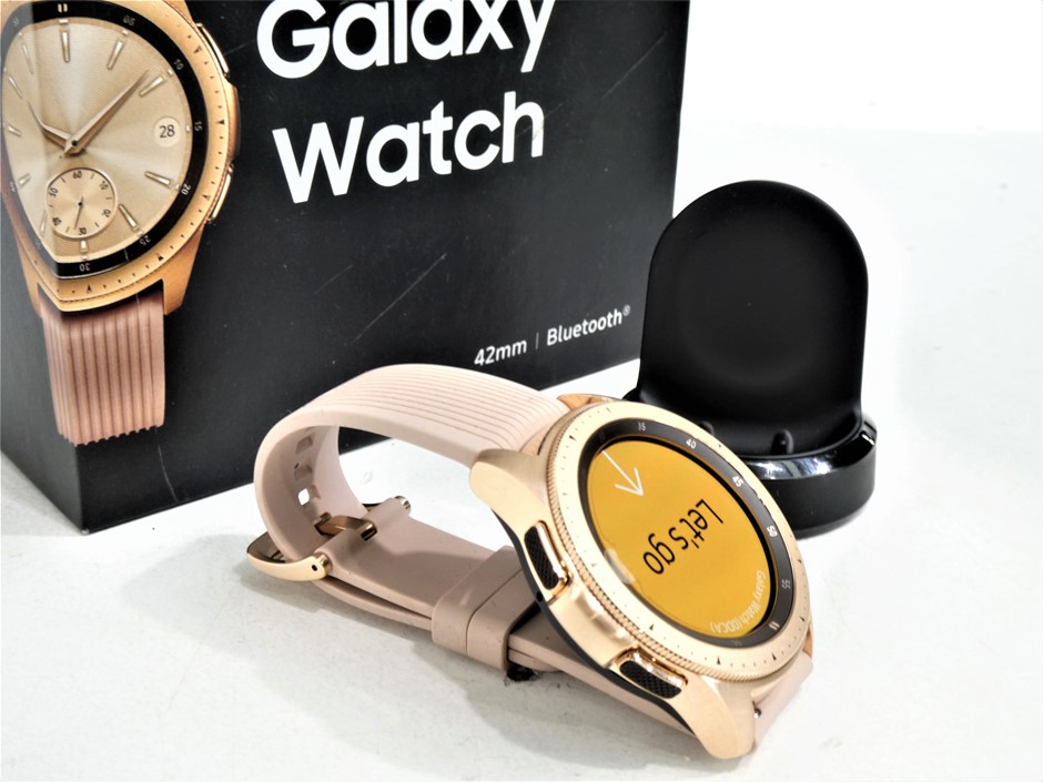 Samsung Galaxy Watch Bluetooth Lte Sm R815f 42 Mm Rose Gold Sm R815f Auction 0030 Grays Australia