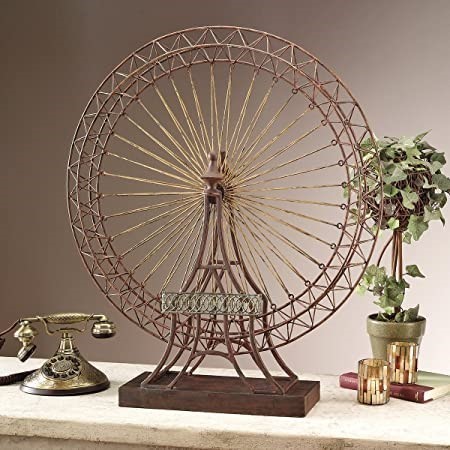 DESIGN TOSCANO The Grande Exposition Ferris Wheel Statue Hand-crafted "Dime