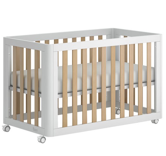 BOORI TURIN Compact Baby Cot c/w Breathable Inner Spring Mattress