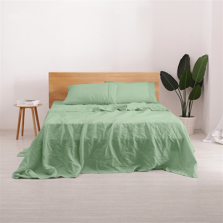 Natural Home 100% European Flax Linen Sh