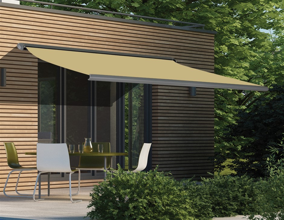 4m x 3m Retractable Folding Arm Awning H