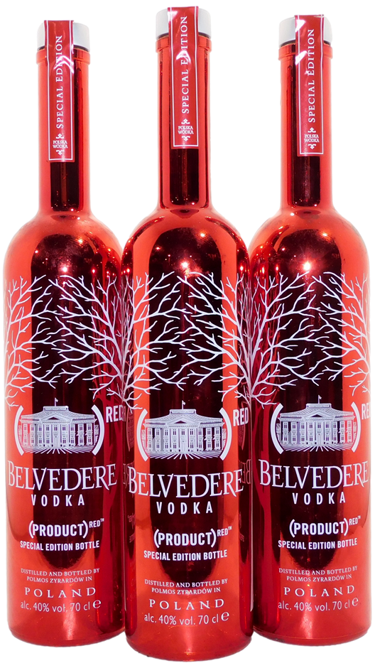 3d belvedere vodka set