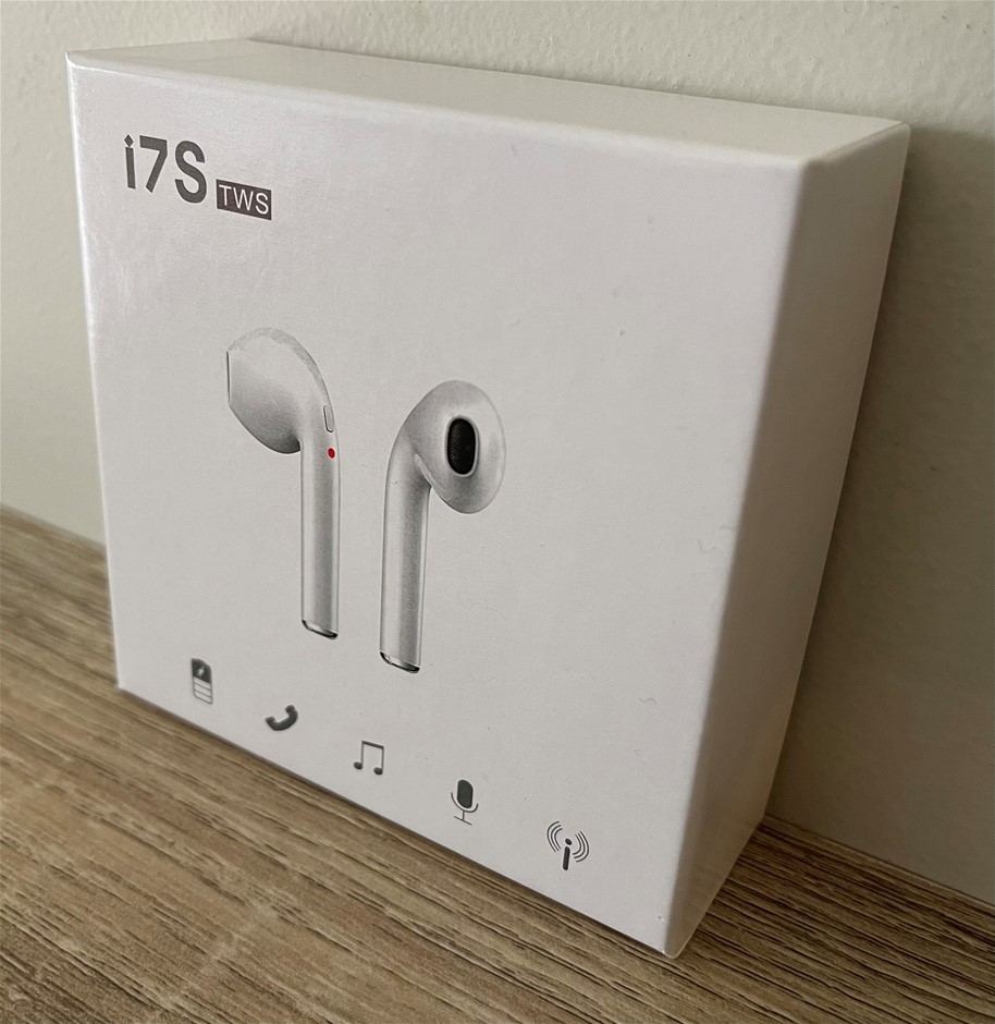 Wireless Bluetooth Earphones Model I7s Tws In Charging Case White Auction 0002 Grays Australia