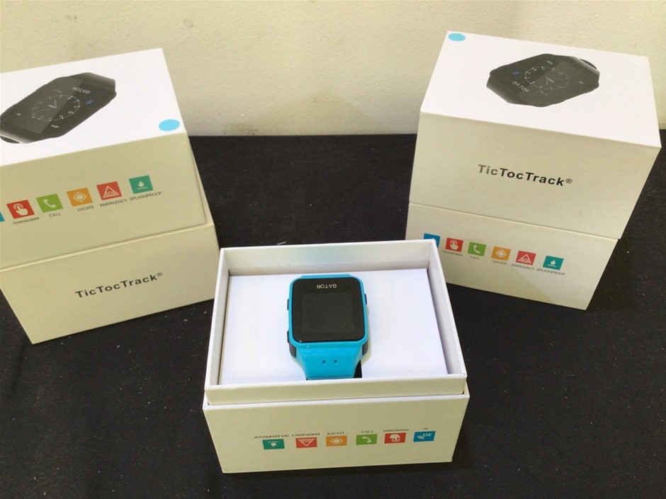 Qty 5 x Tic Toc Track Gator Blue Watch Auction (00147035692) Grays