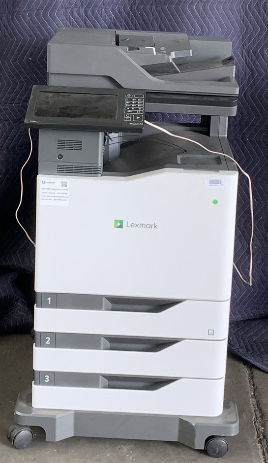 Lexmark CX825 A4 Colour Multifunction Laser Printer Auction (0003