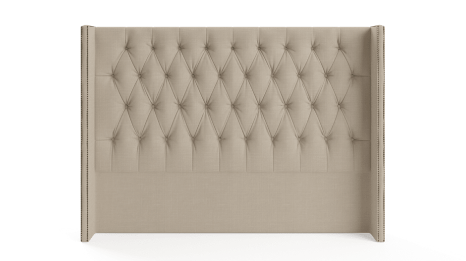 Stella Queen Size Winged Bed Head Classic Traditional Bed Head