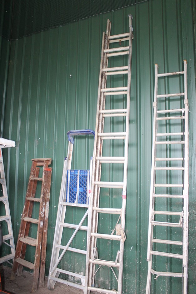 Ullrich Alloy 11 Step Extensions Ladder Auction (02335046581) Grays