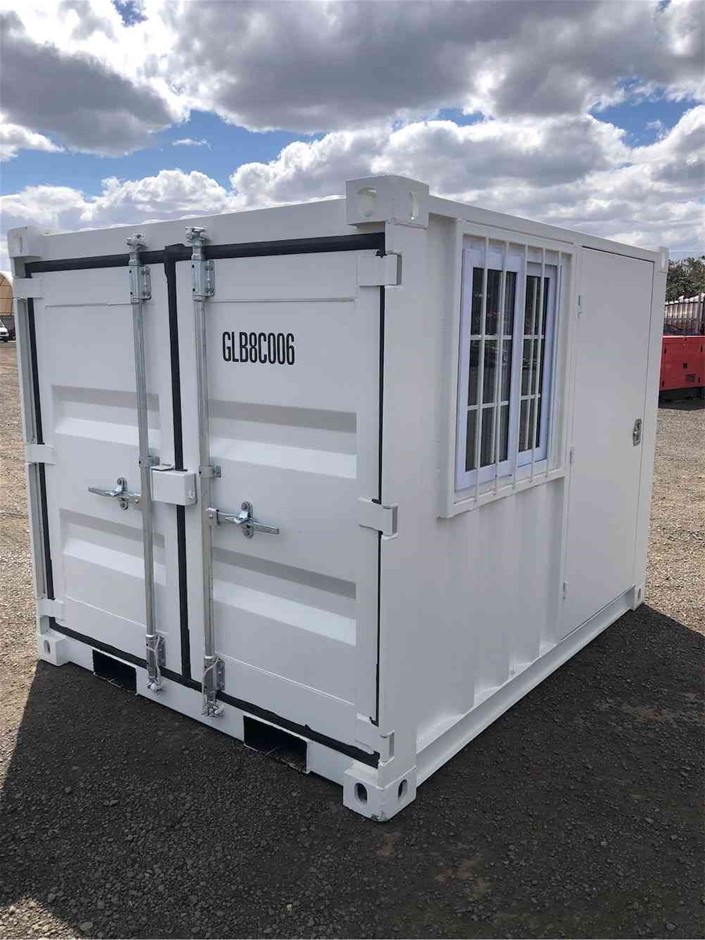 2021 Unused 8ft Storage Container Auction (00017034991) Grays Australia