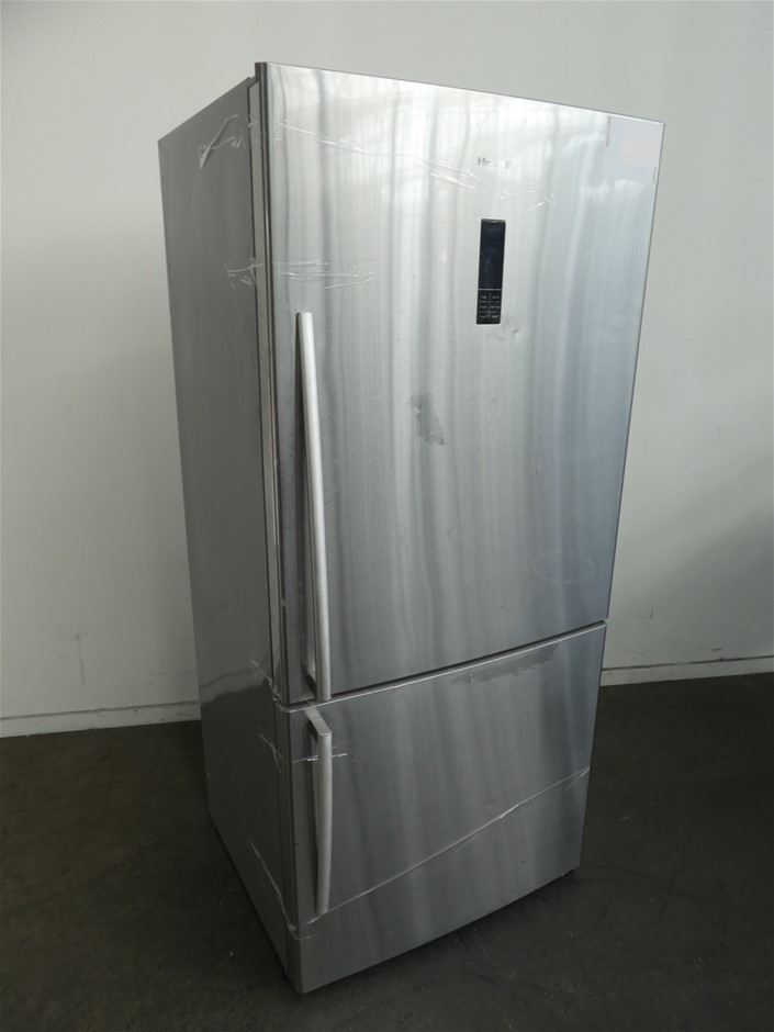 Hisense Stainless Steel 520L Bottom Mount Fridge (HR6BMFF520SD) Auction