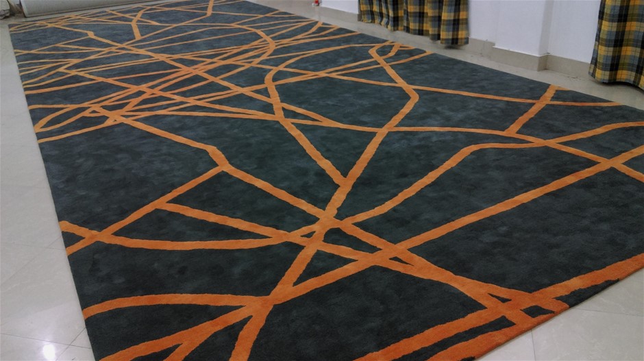 Hand-tufted 100% Pure New Zealand wool Commercial Rug, Size (M): 10 L x ...