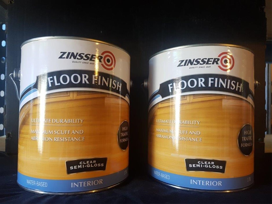 Zinsser Interior Clear Floor Finish Auction (00087035475) Grays