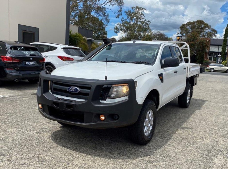 2013 Ford Ranger XL 4X4 PX Turbo Diesel Automatic Crew Cab Chassis
