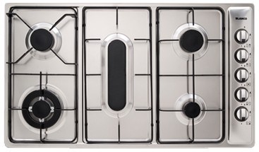 New Blanco 90cm Stainless Steel 5 Burner