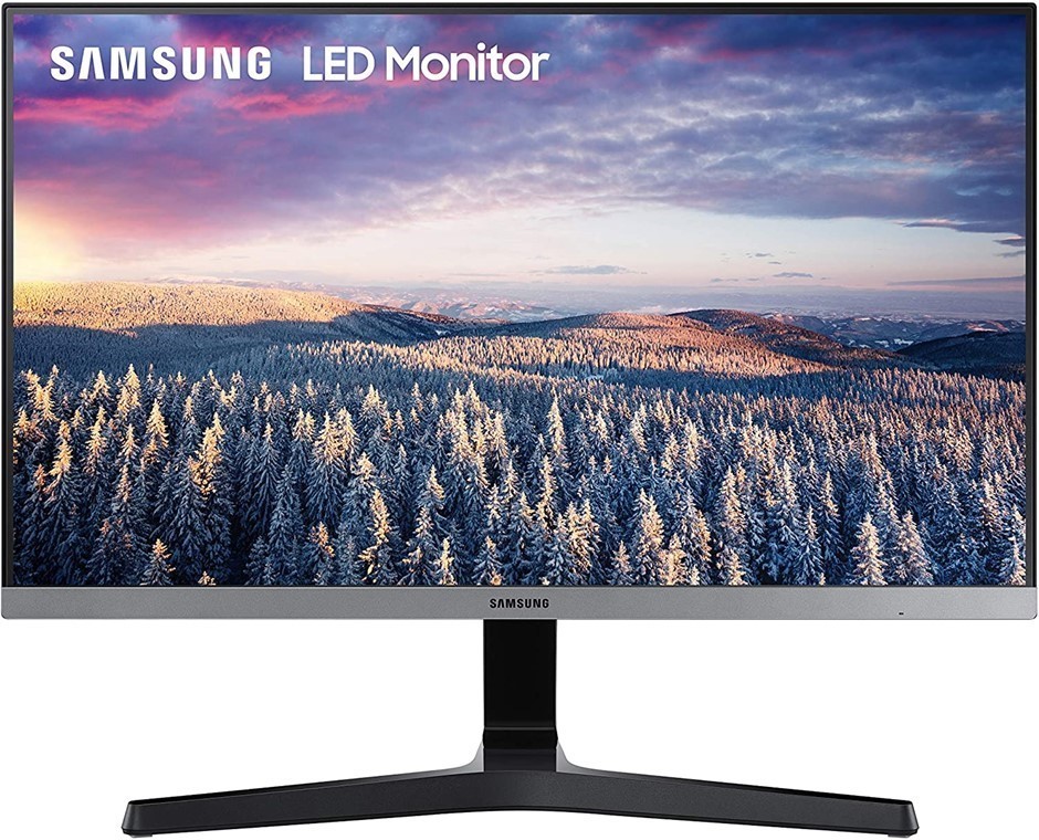 SAMSUNG 24" Monitor, Model LS24R350FHEXXY, Eye Saver Mode, 3 sided thin bez