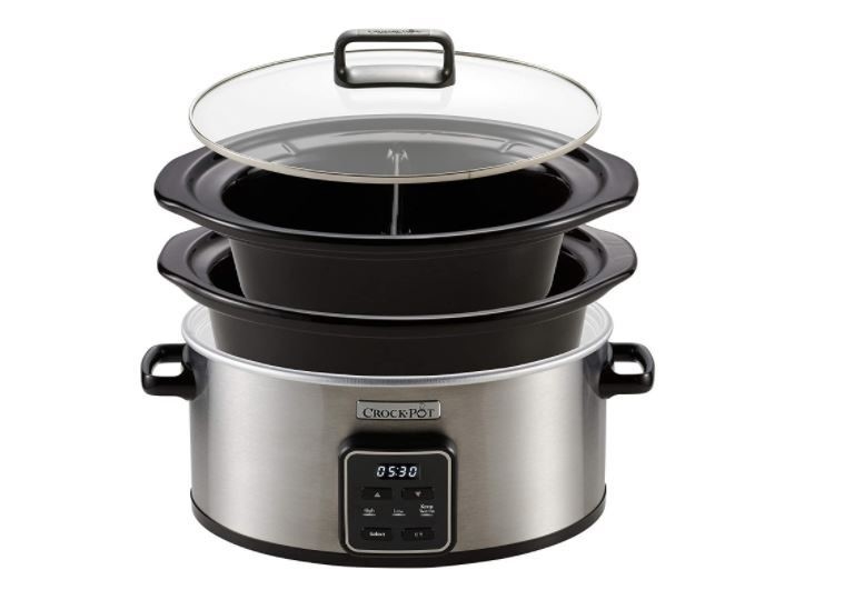 Crock-Pot Choose-a-Crock One Pot Slow Cooker 5.6L Pot 2.4L Pot | Grays Australia