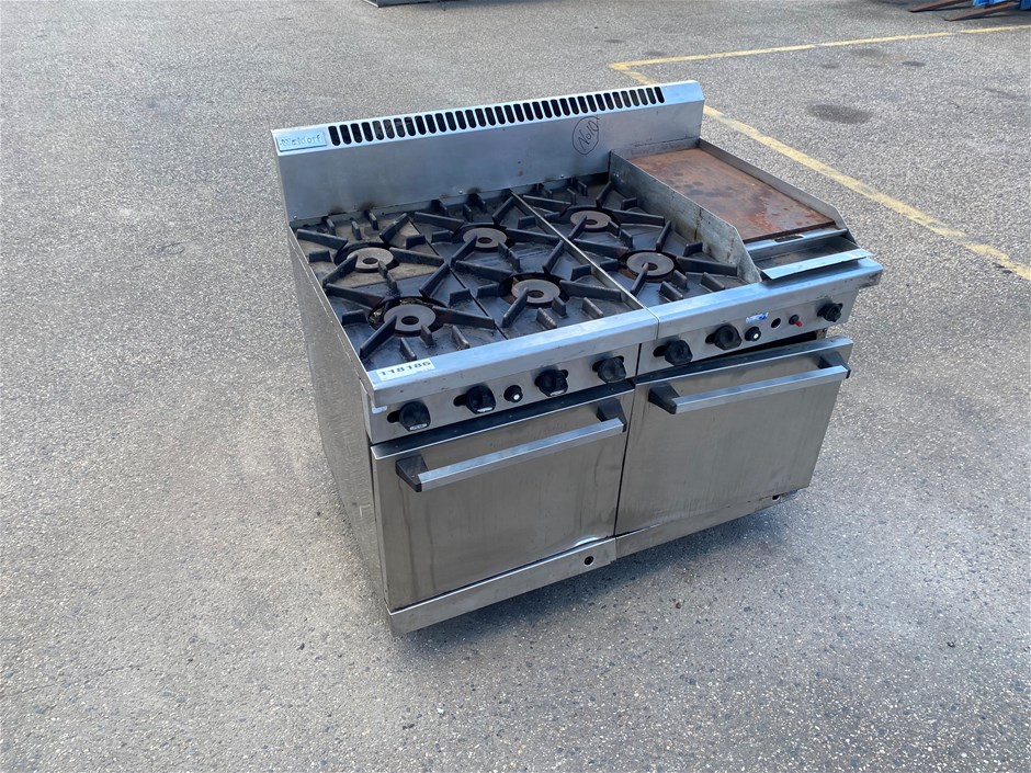 Waldorf Gas Oven with 6 Burner and Hot Plate Auction (01547039447