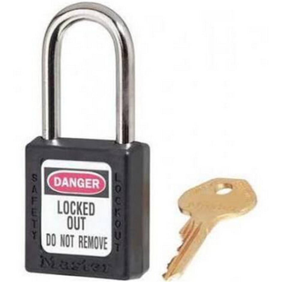 MASTER BLACK ZENEX SAFETY PADLOCKS