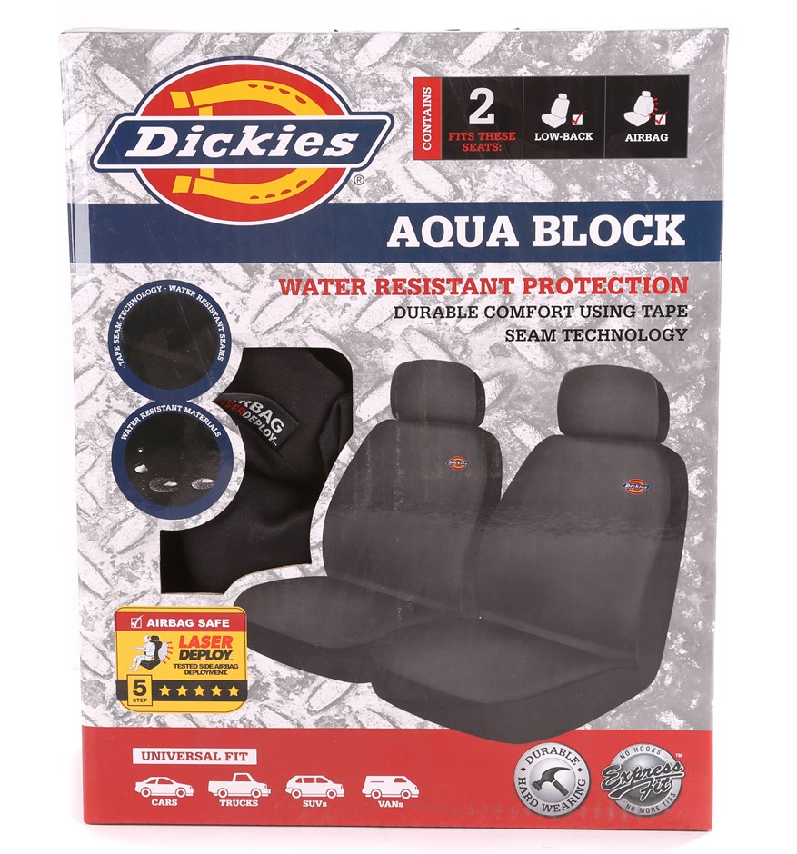 Dickies Aqua Block Seat Cover 