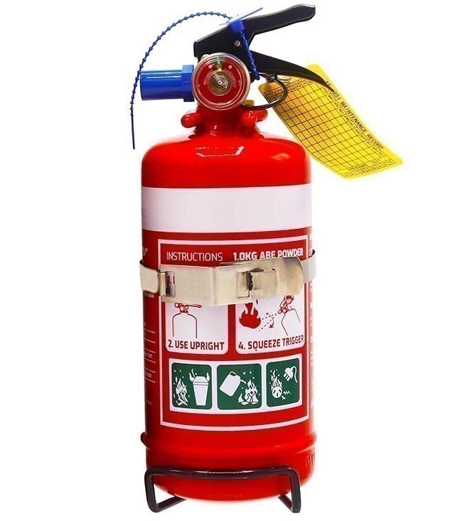 Trafalgar 1kg Fire Extinguisher Abe Dry Powder Type Cw Vehicle Bracket B Auction 0077 5054793 4464