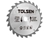 TOLSEN TCT Saw Blade 16, 20, 25.4mm Adjustable Washer, 235mm x 40T x 30mm.