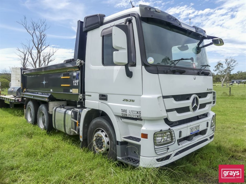 2012 Mercedes Benz SK Across 2636 Tipper Truck Auction (0134-5047814 ...